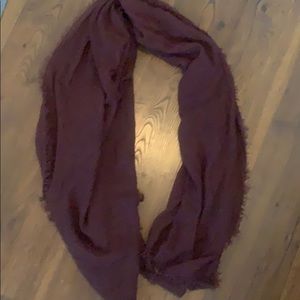 Burgundy scarf